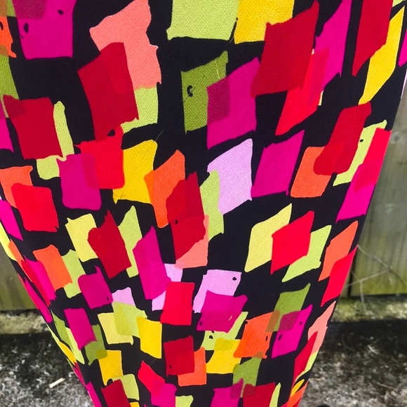 Karen Kane Abstract Design Maxi Dress - Size Small - Picture 5 of 8